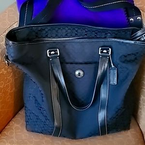 Coach Signature Collection Black Tote